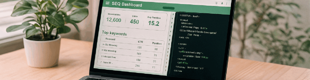 SEO verwerken in de website zoekwoorden alt-tag metadescription focuskeyword